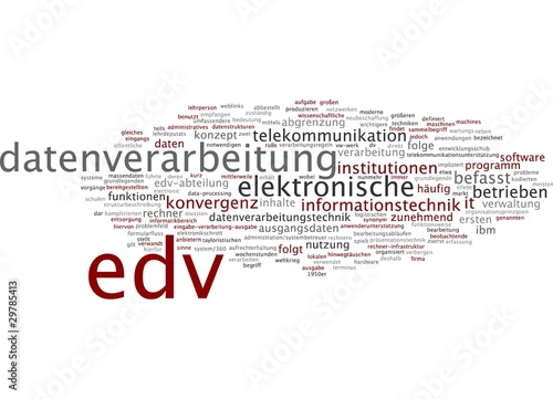 EDV Elektronische Datenverarbeitung photo