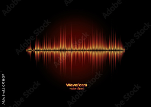 Waveform of fire