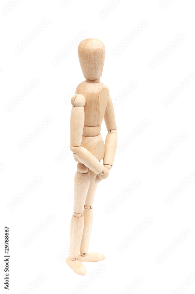 wooden mannequin isolated on a white background wooden mannequin isolated on a white background