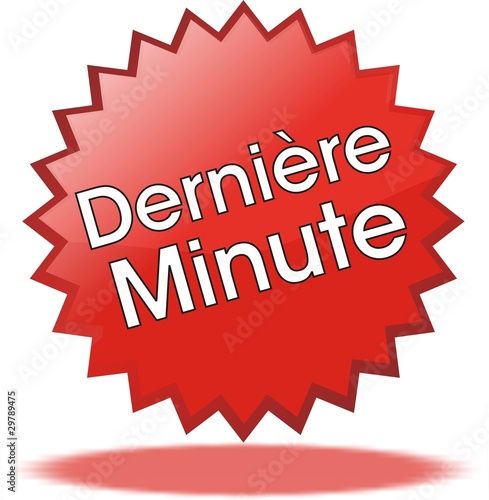 étiquette dernière minute