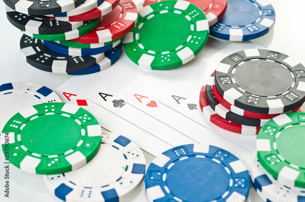 stack of poker chips stack of poker chips
