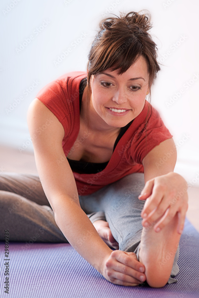 Woman doing exercises Woman doing exercises