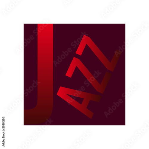 jazz musique logo picto icone symbole mot alphabet club