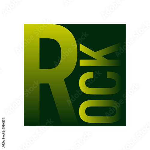 rock musique logo picto icone symbole mot alphabet graphisme