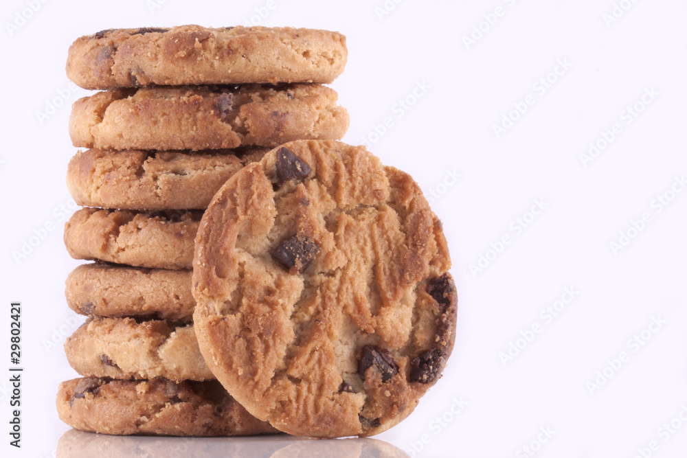 Pile of chocolate chip cookies Pile of chocolate chip cookies