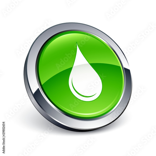 icône bouton internet goutte eau