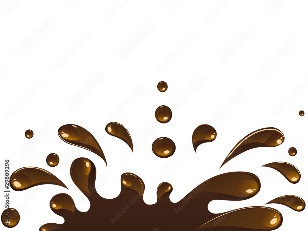Obraz premium Chocolate splash