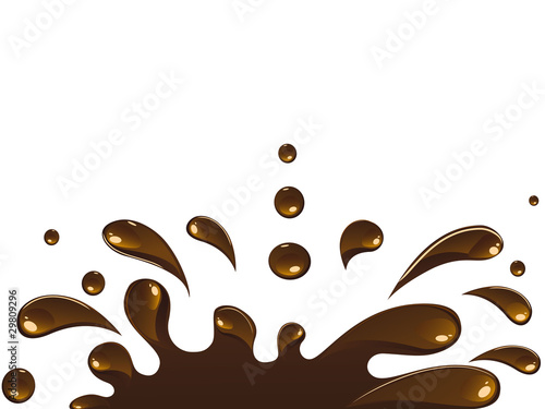 Chocolate splash