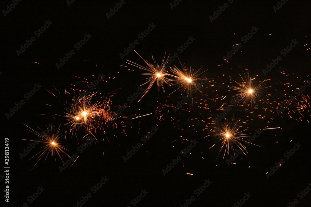 Naklejka premium Feuerwerk