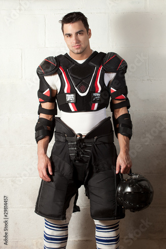 Canvas Print Hockey Player