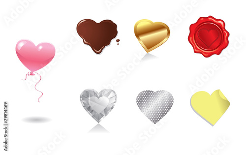 Valentine's Day, love's heart icon