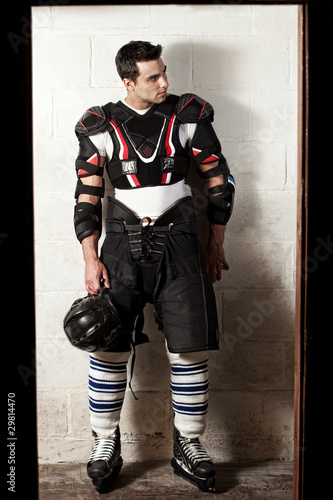 Canvas Print Hockey Player