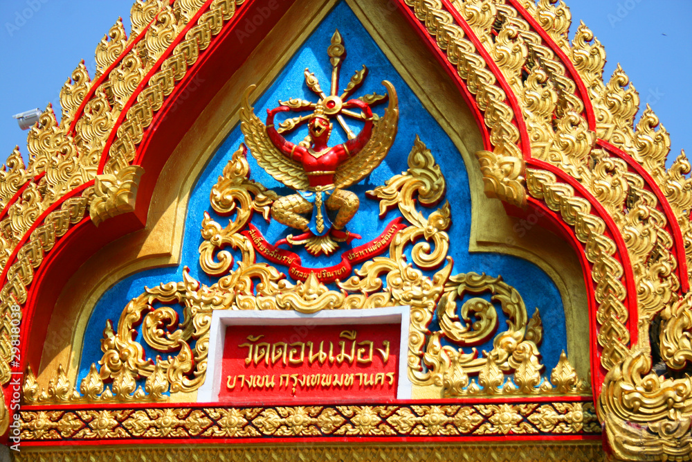 Gatedoor temple in Bangkok, Thailand.