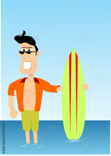 surfer vector