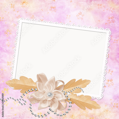 Framework for invitation or congratulation.