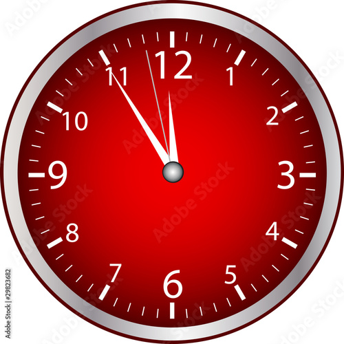 Illustration einer uhr