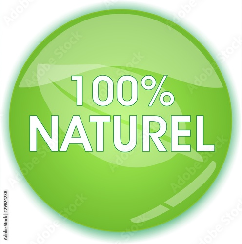 bouton 100% naturel