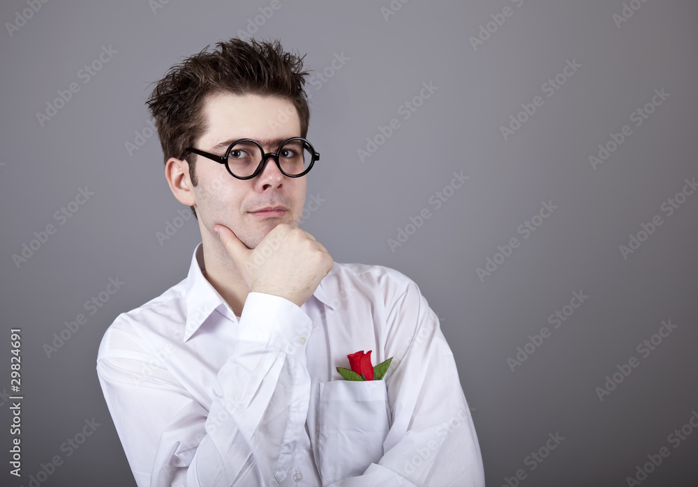 Funny men in glasses. Funny men in glasses.