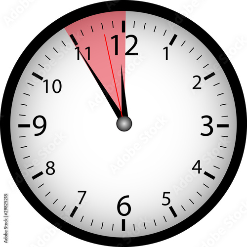 Illustration einer uhr