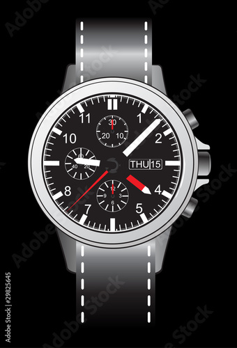 wristlet watch illustration