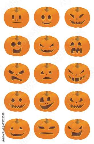 Halloween Pumpkin Smileys