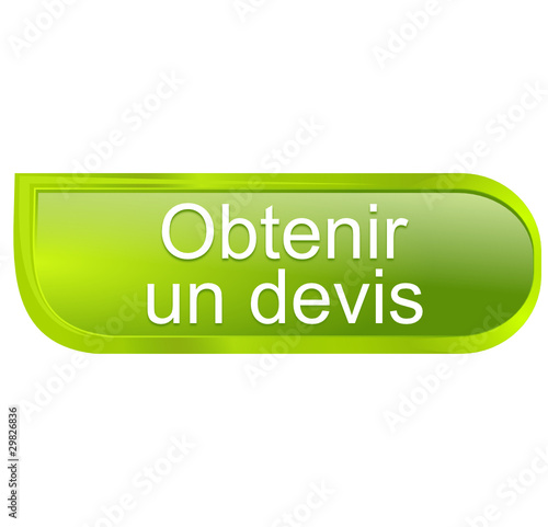 obtenir un devis sur bouton design vert