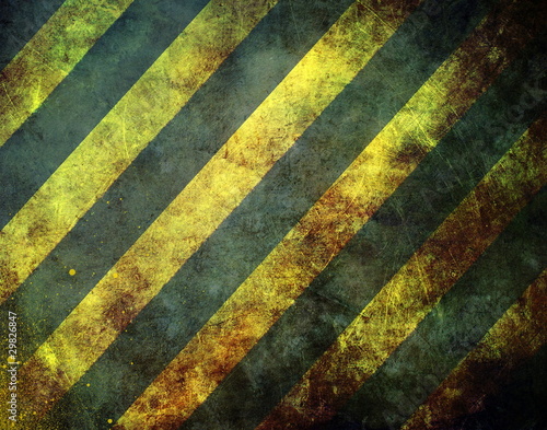 Yellow stripes, grunge background