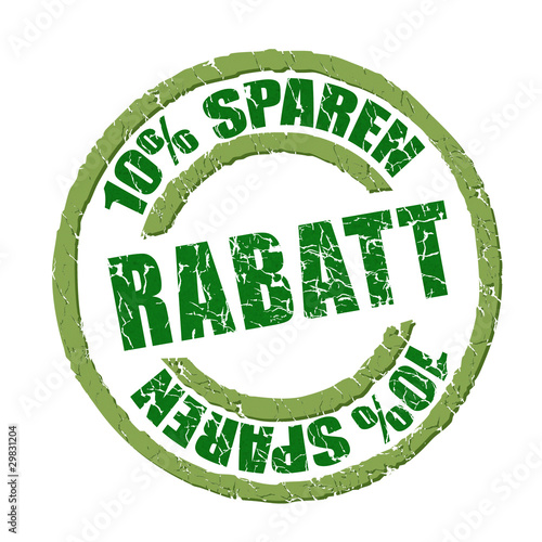 Stempel, 10 % Rabatt
