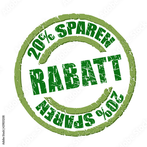 Stempel, 20 % Rabatt