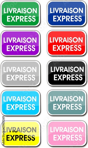 boutons livraison express