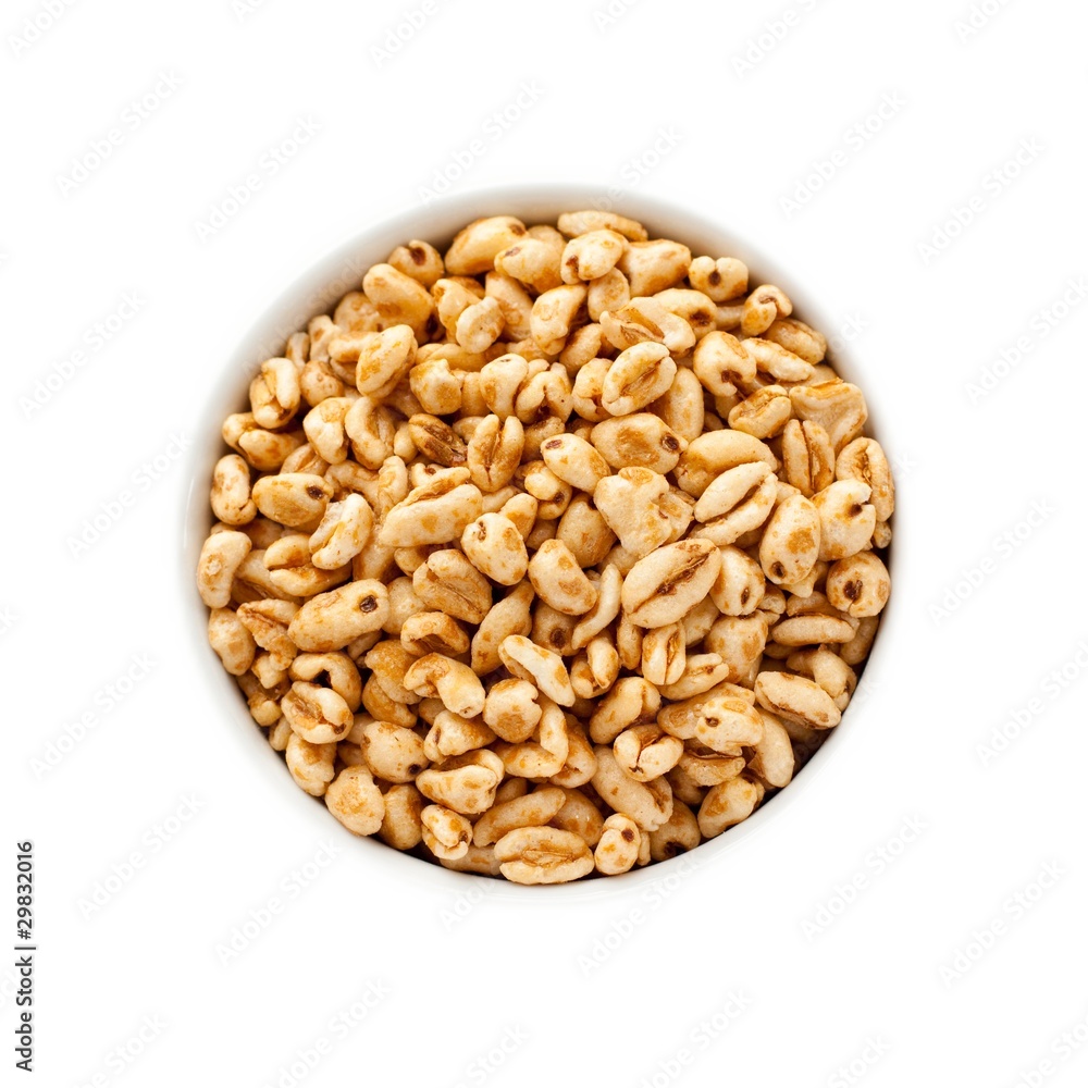 Sweetened Puffed Wheat Cereal Stock Photo Adobe Stock