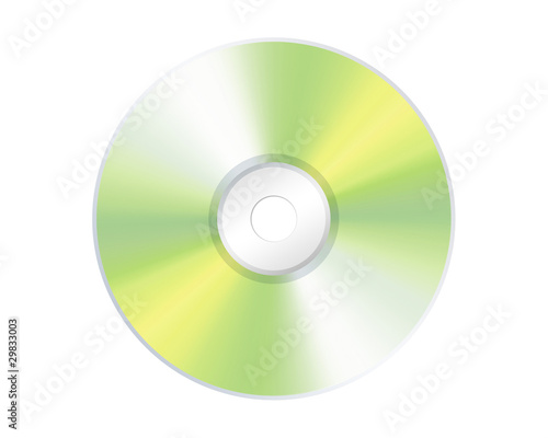 compact disk isolated on White