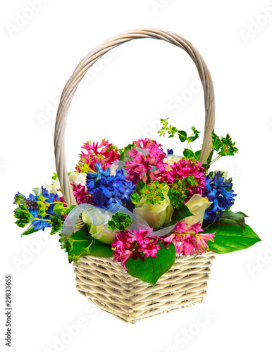 basket of flowers