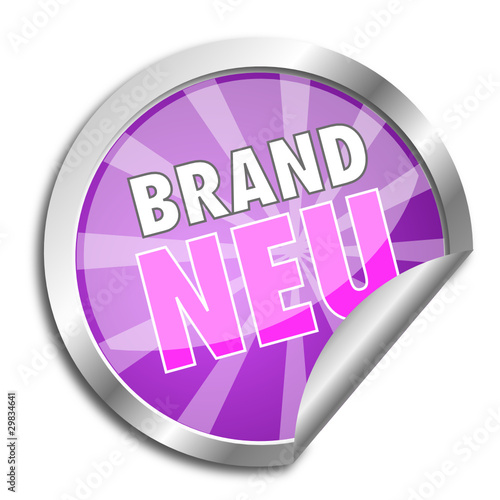 Button Brandneu pink