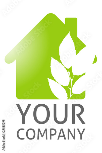 Green house logo