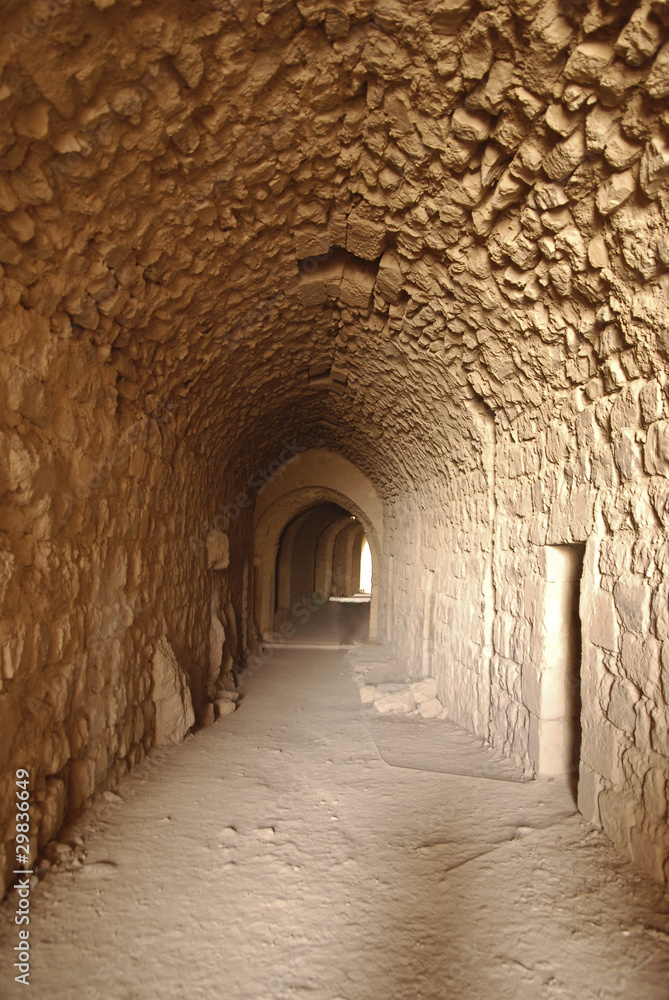 Obraz premium Tunnel in Karak Castle
