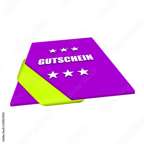 karte/schleife (s) gutschein I