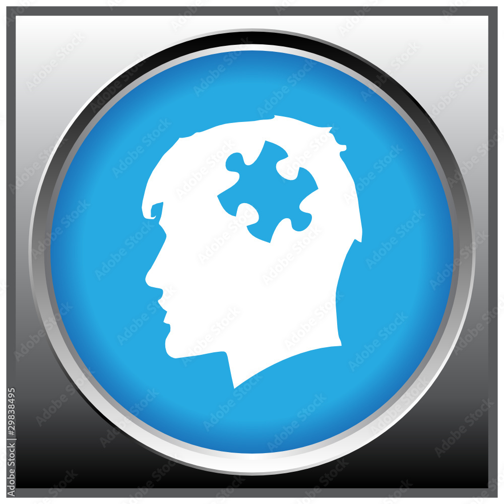 PUZZLE HEAD ICON PUZZLE HEAD ICON