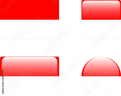 monaco flag & buttons collection - vector Free Download monaco flag & buttons collection - vector - GFXLoad