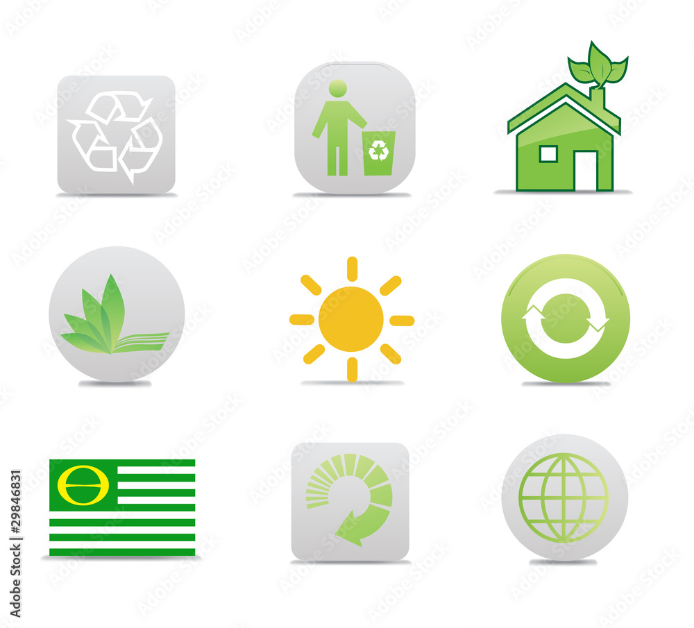 Vector set of environmental Vector set of environmental