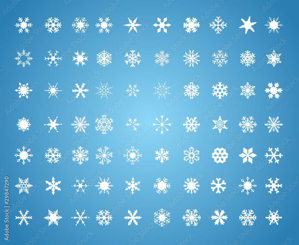 white snowflakes white snowflakes