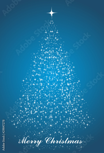 Abstract christmas tree