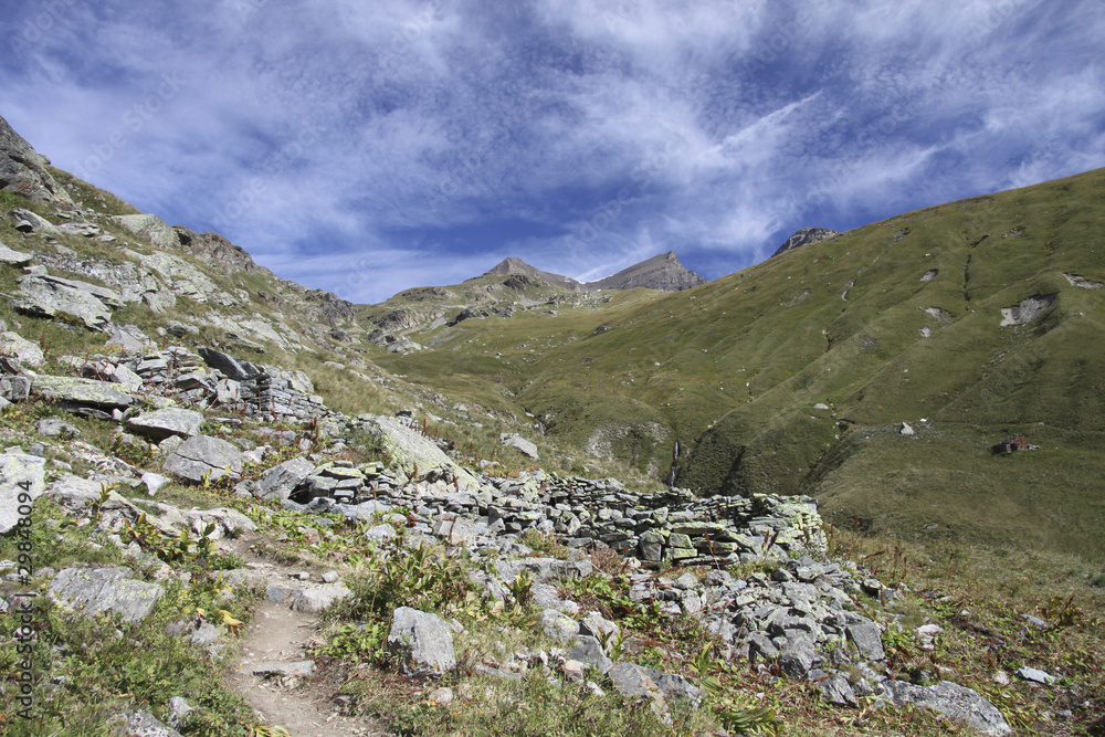 Fototapeta premium site du refuge du Carro, France