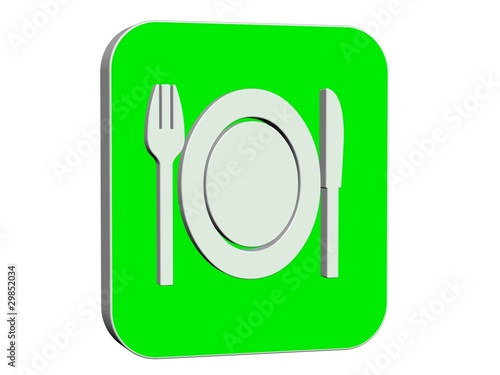 3D Essen Button