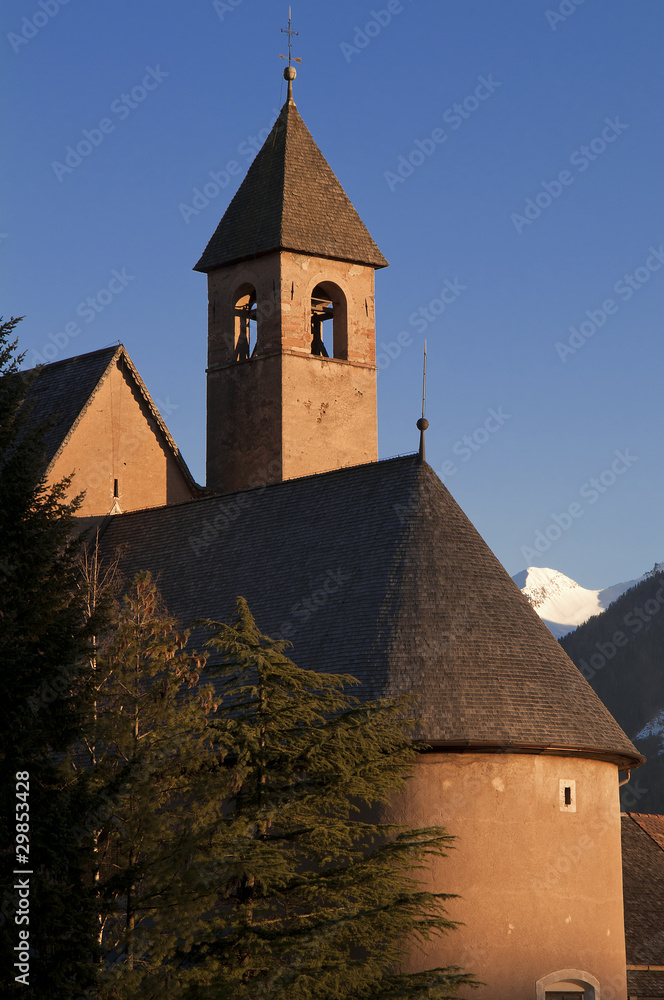 Fototapeta premium Cavalese,Trentino,Italy Cappuccini church