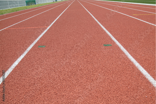 perspective of race track