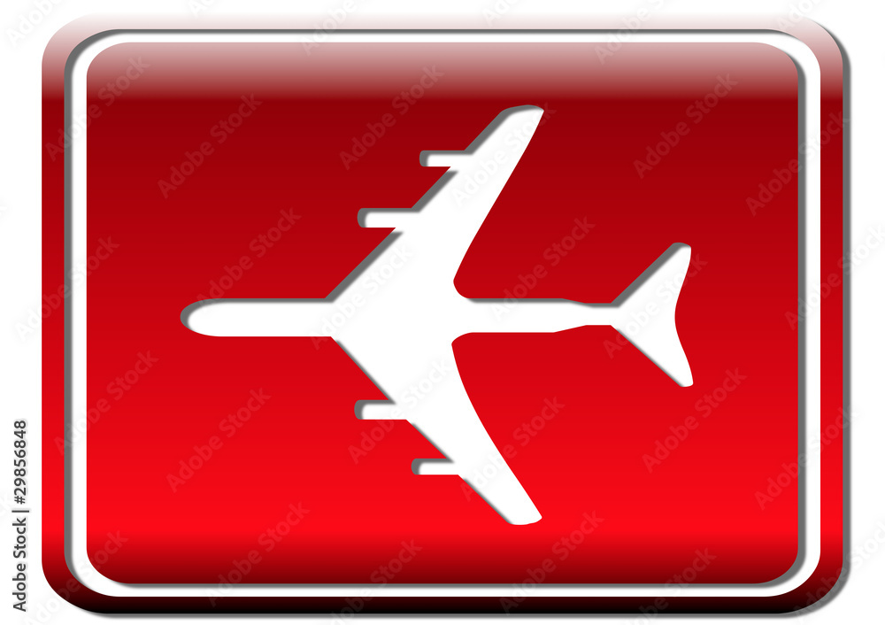 icone avion rouge icone avion rouge