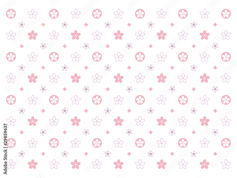 桜モノグラム 桜モノグラム