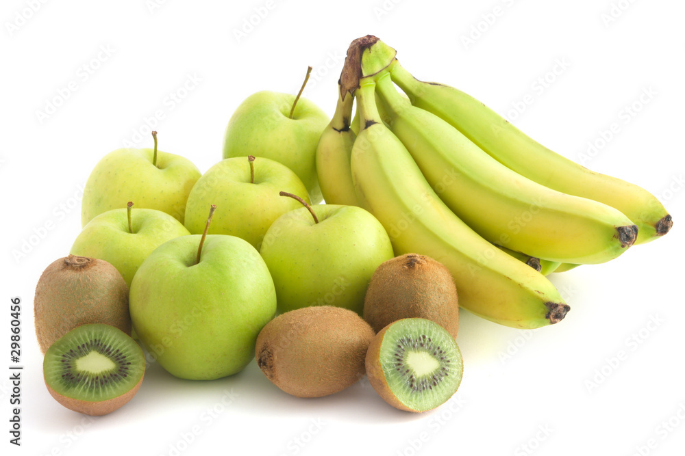 Fresh green fruits Fresh green fruits