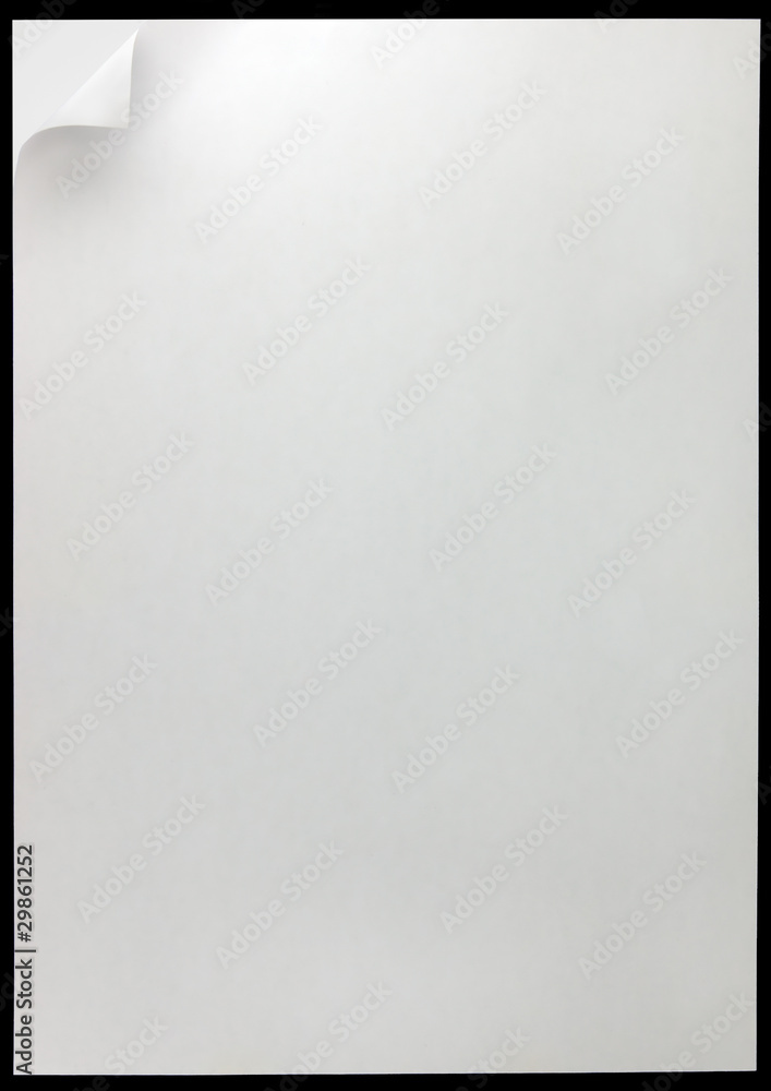 White Page Curl Copyspace, Isolated Background Texture White Page Curl Copyspace, Isolated Background Texture